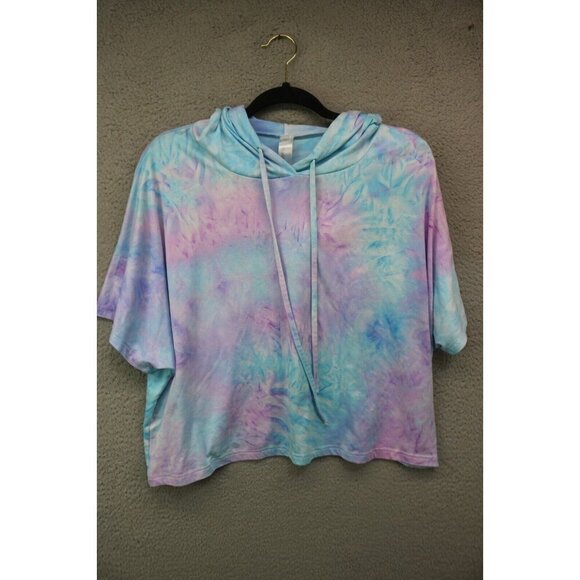 Heathmoor Women's Pajama Set-Hooded Top & Shorts-Size Large-Dolman Sleeves - Picture 2 of 12